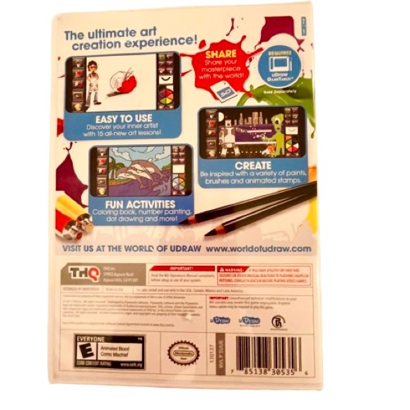 Nintendo Wii- U-Draw Studio: Instant Artist Complete - Picture 2 of 7
